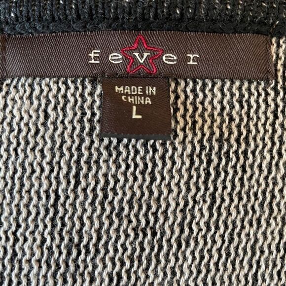 Fever Three Quarter Sleeve Sweater Too Size L EUC - Picture 7 of 8